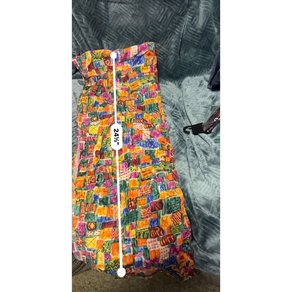 Patchwork Print Colorful Scarf - Picture 3 of 4